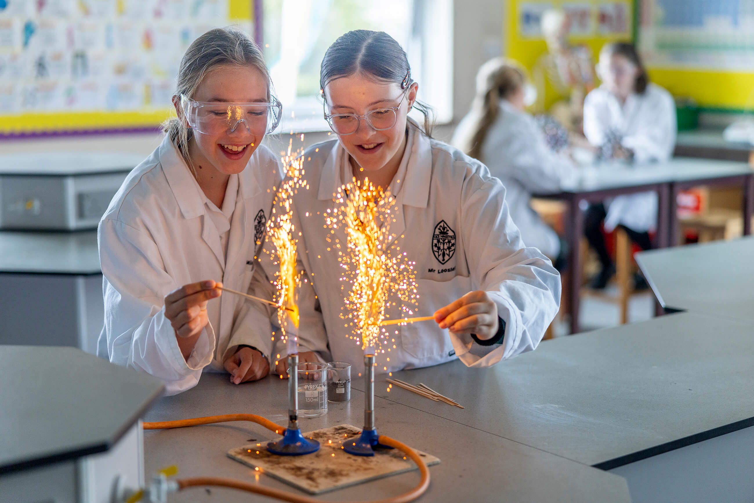 School science experiment